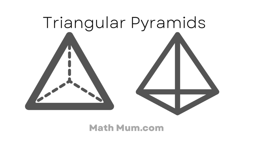 Triangular Pyramids looking from different angles